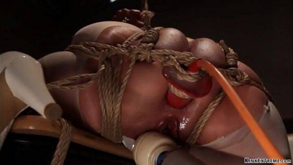 Asian Nurse Marica Hase Tied Up and Rough Anal Fuck in BDSM Suspension - porntry.com on v0d.com