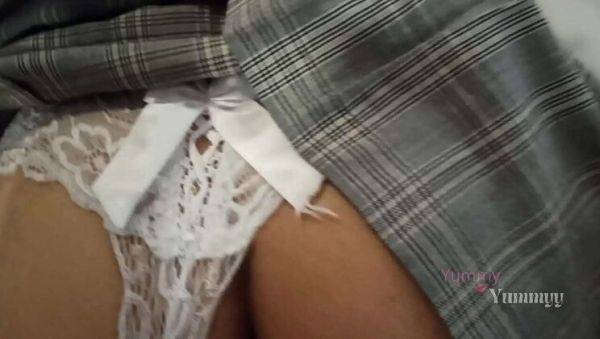 Teen Schoolgirl in Skirt Fucked Hard After Class - Real Homemade Uniform Sex - xxxfiles.com on v0d.com