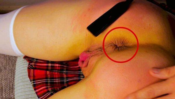 Naughty Schoolgirl Mia Gets Painful Pussy Spanking - Big Lips & Tight Hole Punished Hard - porntry.com - Germany on v0d.com