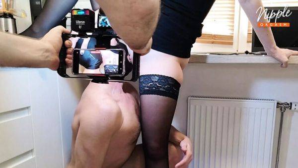 Hot MILF Wife Makes Slave Lick Her Wet Pussy - Femdom Facesitting & Squirting - xxxfiles.com on v0d.com