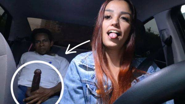 Hot Brazilian Redhead Gets Caught Jerking Off in Uber - Real Car Sex & Public Fuck! - veryfreeporn.com - Brazil on v0d.com