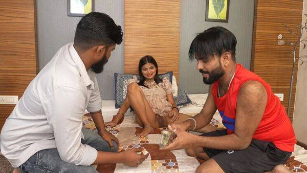Desi Indian Wife Fucked Hard for Money - Full Night Sex with 8 Inch Cock - Creampie, Doggy & Cowgirl - porntry.com - India on v0d.com