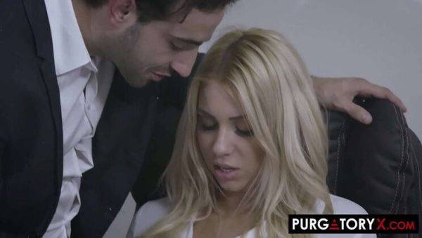 Boss Fucks Secretary Chanel Grey Rough - Anal, Blowjob & Doggystyle - PurgatoryX - veryfreeporn.com on v0d.com