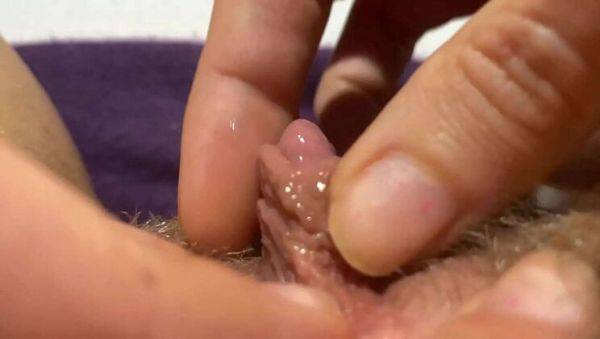 Cutieblonde Huge Clit Jerking & Squirting Orgasm Closeup - Tight Pink Pussy - porntry.com on v0d.com