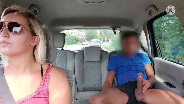 Shocked MILF in Fake Taxi - Stranger Pulls Out Big Cock for Public Handjob! - xxxfiles.com on v0d.com