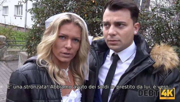 Blonde Bride Claudia Mac Fucked Doggystyle For Debt - Cuckold Reality POV - xxxfiles.com on v0d.com