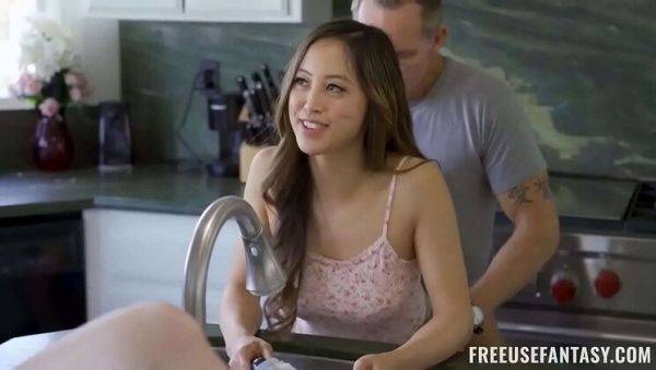 Hot Teen Threesome - Stepdaughter & Bestfriend Freeway Fuck - xxxfiles.com on v0d.com
