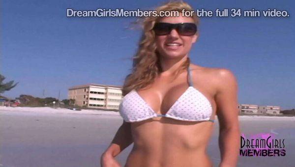 Sexy Blonde Anne Dg Fucks Herself with a Dildo in First Porn Video - veryfreeporn.com on v0d.com