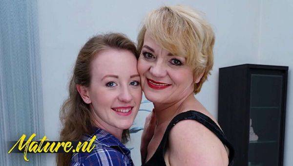Blonde Teen Seduced By Her BF's Lesbian MILF - Emma Fantasy - porntry.com on v0d.com