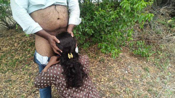 Hot Indian Wife Cheats Outdoor - Inba & Laxi Ammu Sucking & Fucking in 4K - porntry.com - India on v0d.com