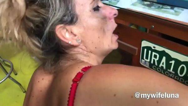 Luna Green Gives Her Big Ass to Markus Green for Anal Fix - Hot MILF Wife Takes Big Cock - porntry.com on v0d.com