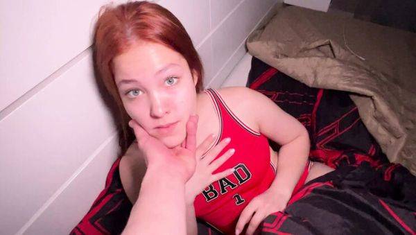 Hot Redhead Nicole Murkovski Gives Intense Blowjob in Homemade POV Sex Tape - porntry.com on v0d.com