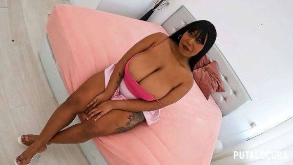 Thicc Colombian Thayanna Babyy Deepthroats Huge Black Cock & Swallows Cum - Big Tits, Blowjob, Doggystyle - xxxfiles.com - Colombia on v0d.com