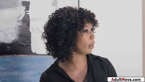 Ebony MILF Misty Stone fucks black stepsiblings Daya Knight - stepmom threesome taboo - veryfreeporn.com on v0d.com