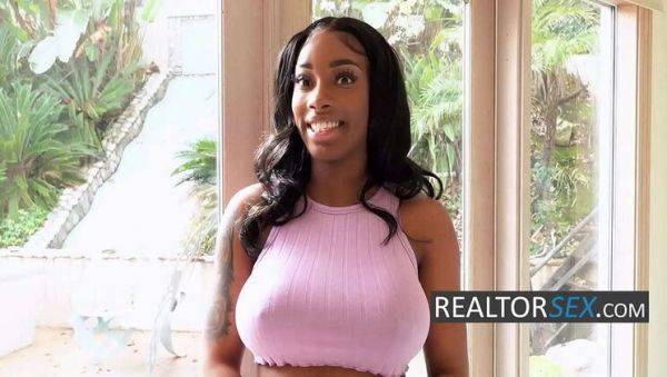 Busty Ebony StepSis Shakes Her Big Tits & Gets Creampied - Jaymee Green, Cupids Eden - veryfreeporn.com on v0d.com