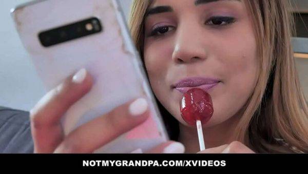 Alita Lee Gets a Rough Lesson - Teen with Nice Tits Fucked Hard - porntry.com on v0d.com