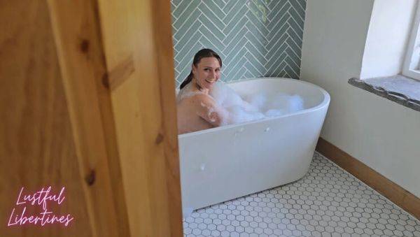 Stepmom Catches Me Spying and Shows Pity with a Blowjob - British MILF Swallows - veryfreeporn.com - Britain on v0d.com