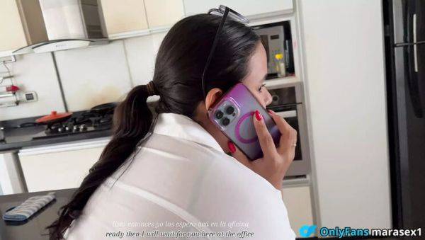 Latina Boss With Big Ass Gives Employee A Raise By Sucking His Cock - MaRaSexx - porntry.com - India - Colombia on v0d.com