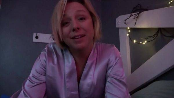 Blonde MILF Brianna Beach Fucks Step Son Before Bed - Big Tits Mom Comes First - porntry.com on v0d.com