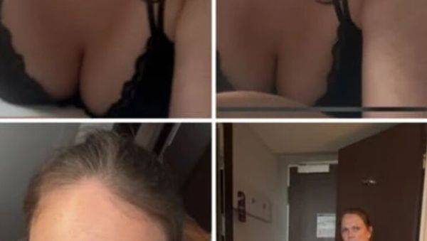 German amateur Saskialove87 gets completely blanked doggy style in hotel room with big natural tits and chubby mom bod - xxxfiles.com - Germany on v0d.com