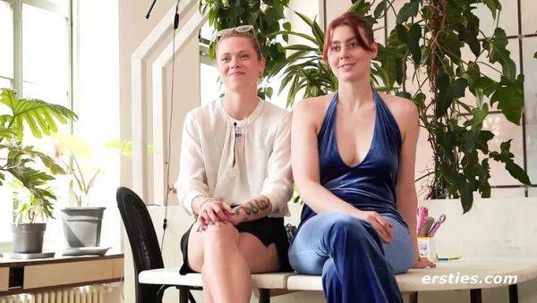 German Amateur Lesbian Sex - Zora and Sarah Fingering, Pussy Licking, and Blindfold Fetish with Big Natural Tits - xxxfiles.com - Germany on v0d.com
