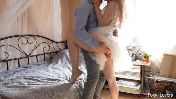 Blonde Bride Fucks Ex Before Wedding - Passionate Doggy Style Quickie - porntry.com on v0d.com