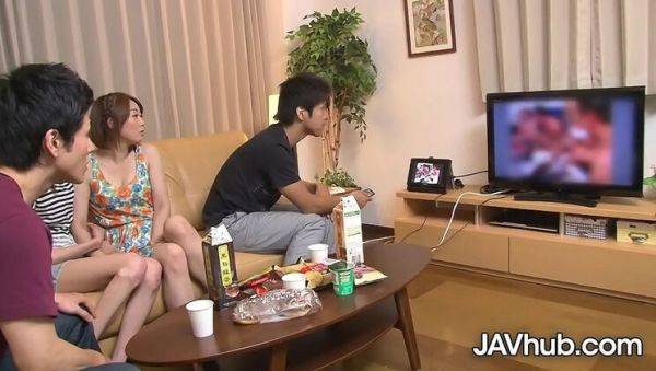 JAVHUB Japanese Foursome: Hinata Hyuga & Haruka Sasano in Hardcore DP Action - xxxfiles.com - Japan on v0d.com