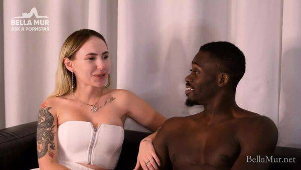 Blonde Bella Mur Takes Huge BBC from Romeo First in Hardcore Interracial Sex - veryfreeporn.com on v0d.com