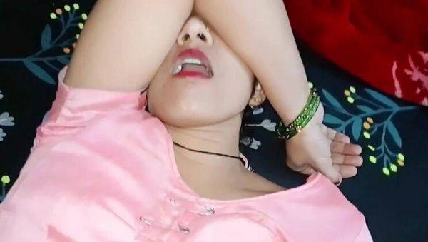 Indian Desi Newly Married Girl Janvibhabhii Gets Her Pink Pussy Licked and Sucked by Boyfriend - Hot Homemade Fucking Video - porntry.com - India on v0d.com