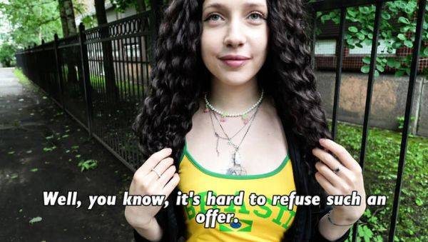 Maramoyka Part 3: Curly Russian Teen Gets Creampie After Public Pickup - Amateur Hardcore Adventure - veryfreeporn.com - Russia on v0d.com