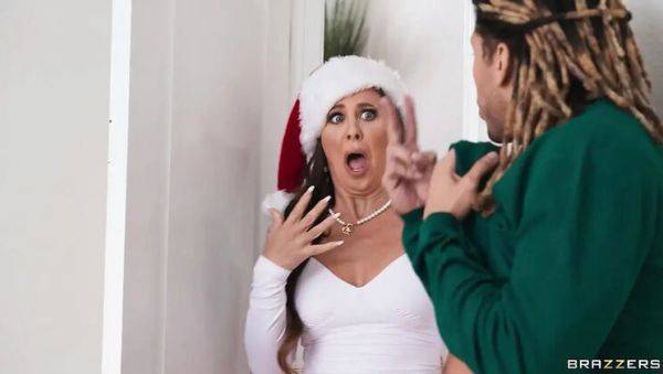 Cherie Deville & Rylee Blake Christmas Threesome Pounding with Big Cock and Joy - xxxfiles.com on v0d.com