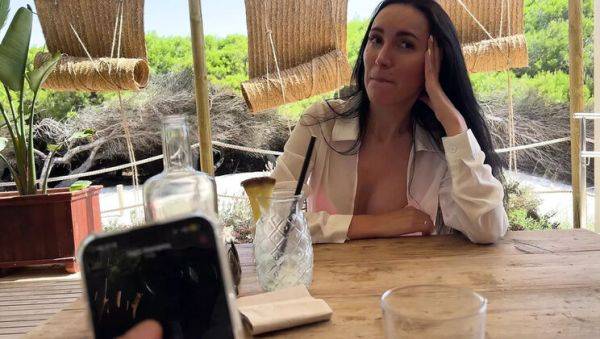 Eva Keks Remote Vibrator Orgasm in Public - Restaurant, Beach & Parking Lot Fun - veryfreeporn.com - Russia - Germany on v0d.com