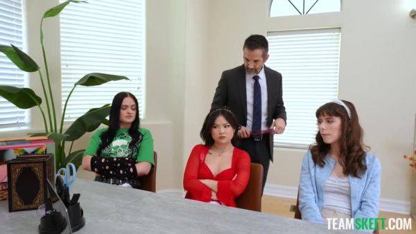Lulu Chu, Imani Valor, Krystal Palmer - Summer School Is No Place For Brats - videomanysex.com on v0d.com