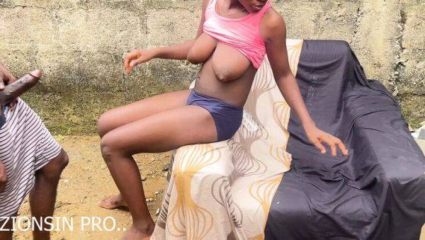 Backyard Fucking with Petite Nigerian Teen Zion - Homemade BBC Enjoyment - xxxfiles.com - Usa - Nigeria on v0d.com