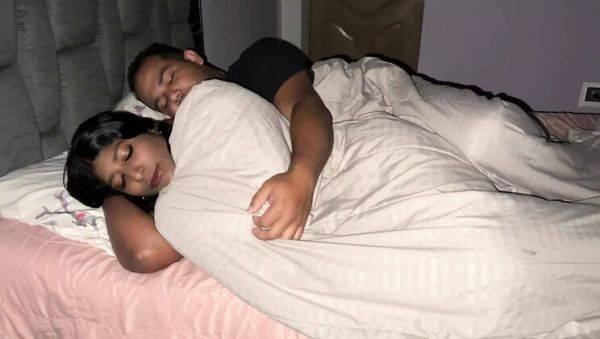 Stepdad fucks teen stepdaughter by mistake in bed - amateur Latina creampie rough sex - xxxfiles.com - India - Colombia on v0d.com