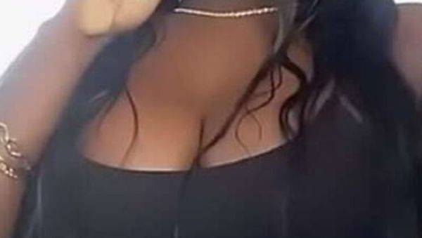 Ebony Slut Sucks Uber Driver's Dick in Car - Imdarkk Blowjob & Facial - xxxfiles.com on v0d.com