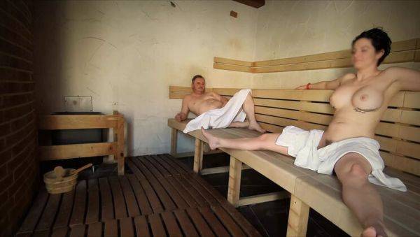 Hot MILF Dada Deville Squirts in Public Sauna - Fast Risky Fuck & Blowjob - veryfreeporn.com on v0d.com