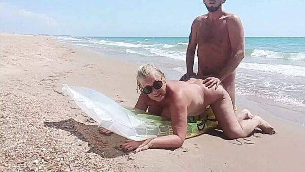 Stepmom Fucks Step Son on Nude Beach - Public Sex with Russian MILF - porntry.com - Russia on v0d.com