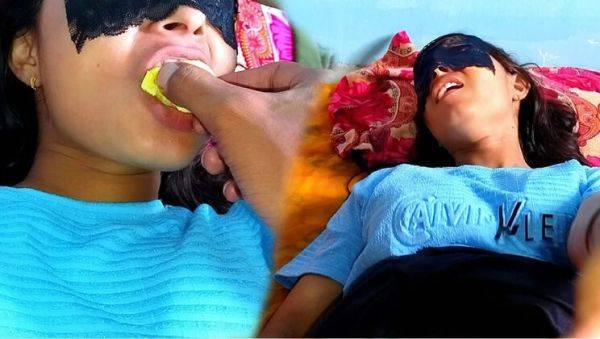 Desi step sister's friend gets spit fucked hard in hotel - rasmalai feeding turns wild - porntry.com - India on v0d.com