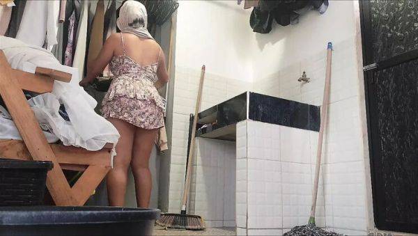 18 Year Old Moroccan Teen Grooming in Bib Shorts Outside with Old Man Voyeur - xxxfiles.com - India - Egypt on v0d.com