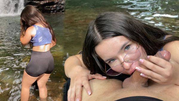 Maracumangoo Outdoor Blowjob and Creampie with Colombian Teen in Nature Adventure - xxxfiles.com - Colombia on v0d.com