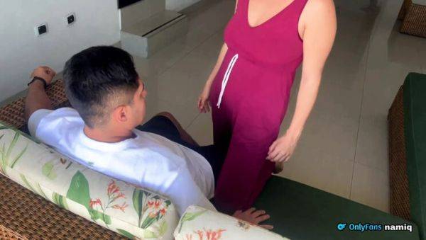 Hot Neighbor Fucks Me On Balcony - Wife Catches Us With His Cock In My Mouth - veryfreeporn.com - India on v0d.com