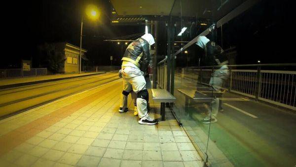Risky Bus Stop Sex with Young Stepsis - Big Tits Latina Gets Creampie & Orgasm - veryfreeporn.com on v0d.com