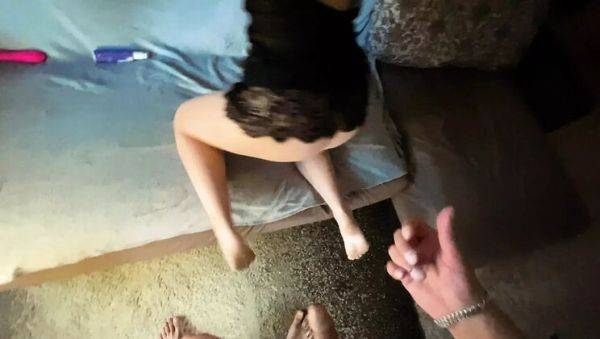 Stepmom Jerks Off on Couch & Gets Fucked Hard - Horny MILF Action - porntry.com - Russia - India on v0d.com
