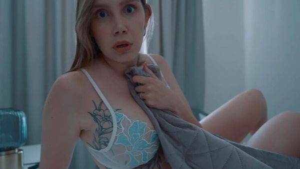Step Mom Wakes Up with Step Son's Cock in Hand After Fight - Face Cum in Shared Bed - xxxfiles.com - Russia - Serbia on v0d.com