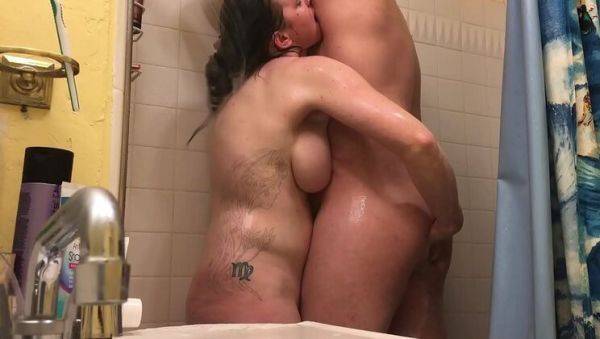 Hot Wife Anal Shower Rimjob & Armpit Worship - BunnieAndTheDude - veryfreeporn.com on v0d.com