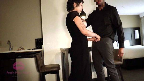 Latina Slut Sucks Black Cock and Swallows Cum - xxxfiles.com - Spain on v0d.com