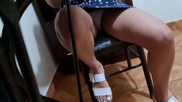 Amateur Latina Miranda Salazar Upskirt Secretly Filmed by Friend - Cute Teen in Miniskirt - veryfreeporn.com - Spain on v0d.com