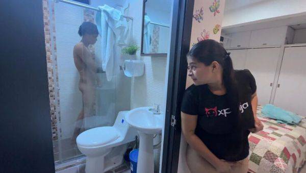 Stepmom Spies On Me Shower - Slutty Latina Alicilanyn09 Gets Rough Anal Creampie - porntry.com - India - Colombia on v0d.com
