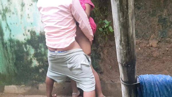 Stepbrother Fucks Komal Hard Outdoor in Rough Indian Sex Scene - porntry.com - India on v0d.com